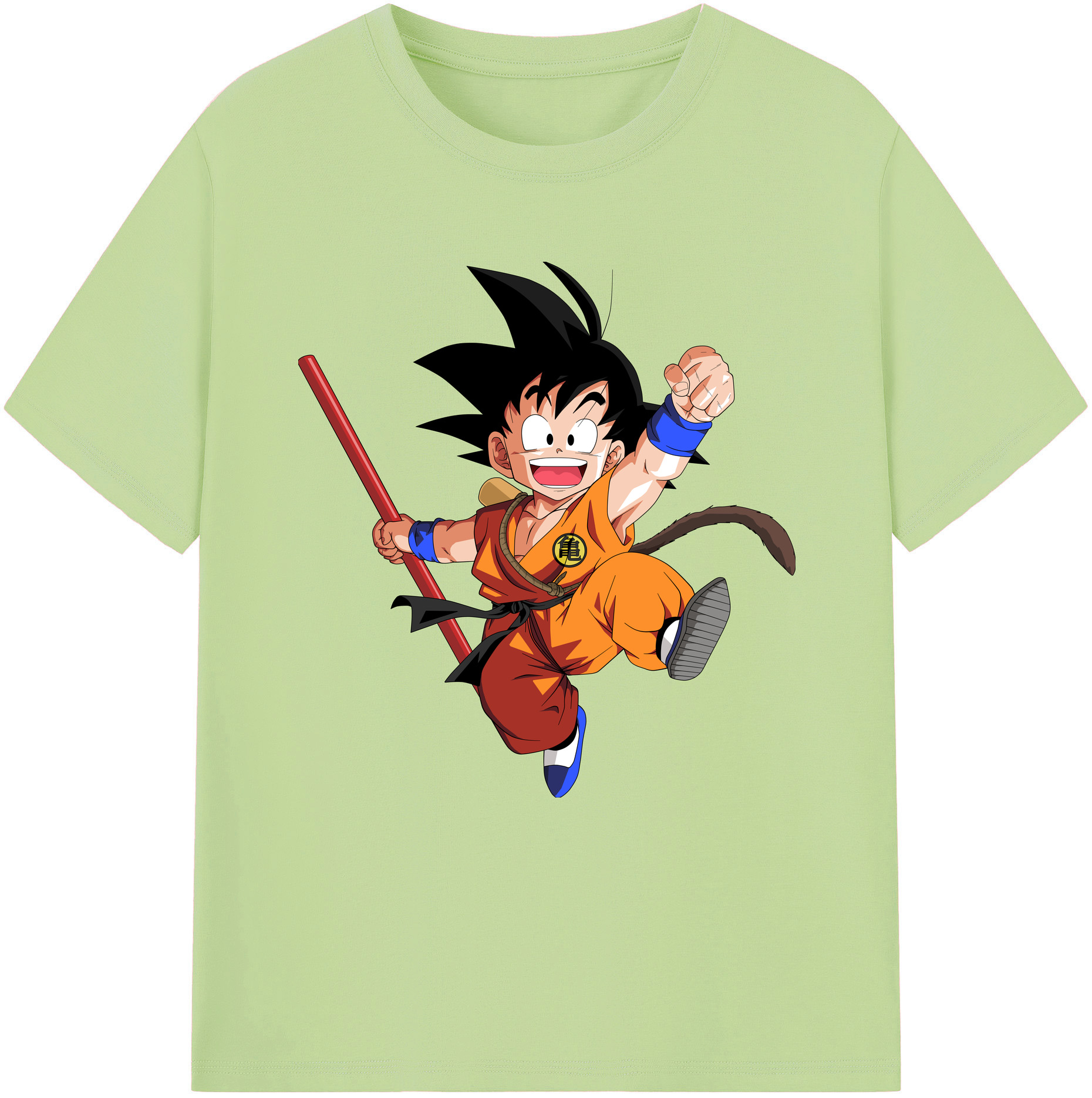 （画像用） ドラゴンボール 孫悟空（そん ごくう）Son Goku カカロット DRAGON BALL Kakarotto 綿100％半袖Tシャツ（フロントプリント）